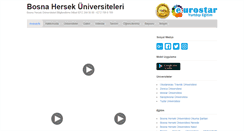 Desktop Screenshot of bosnahersekuniversitesi.net